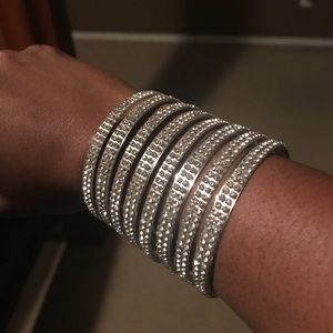 Bling cuff bracelet.